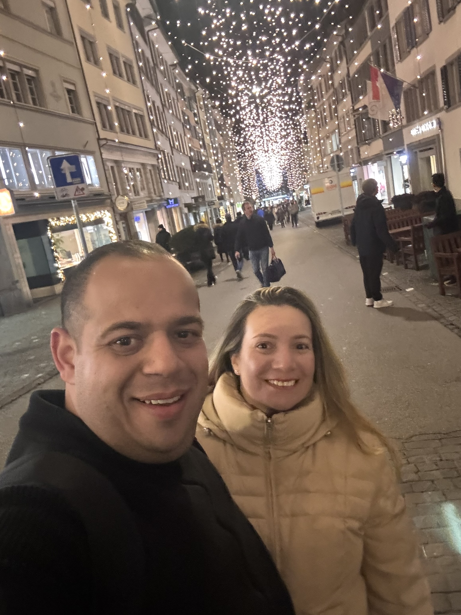Minha foto da Rua Principal de Zurique